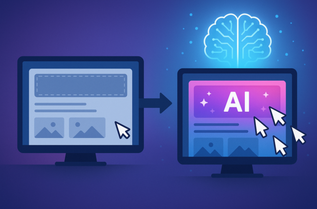 Ai website banner